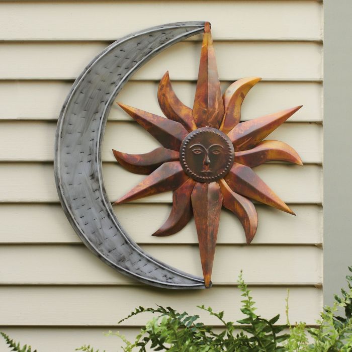 Outdoor wall decor metal