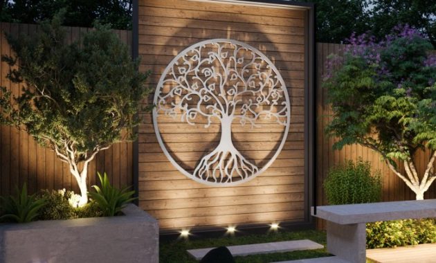 Garden wall decor outdoor